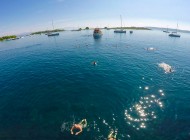 Swiming-at-Blue-Lagoon-Croatia